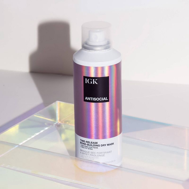 slide 6 of 6, IGK Antisocial Overnight Bond Building Dry Hair Mask - 5oz - Ulta Beauty, 5 oz