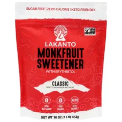 Lakanto Monkfruit Classic Sweetener - 16oz