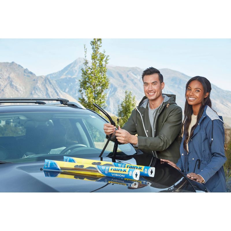 slide 5 of 6, Rain-X 24" Vision Wiper Blade, 1 ct