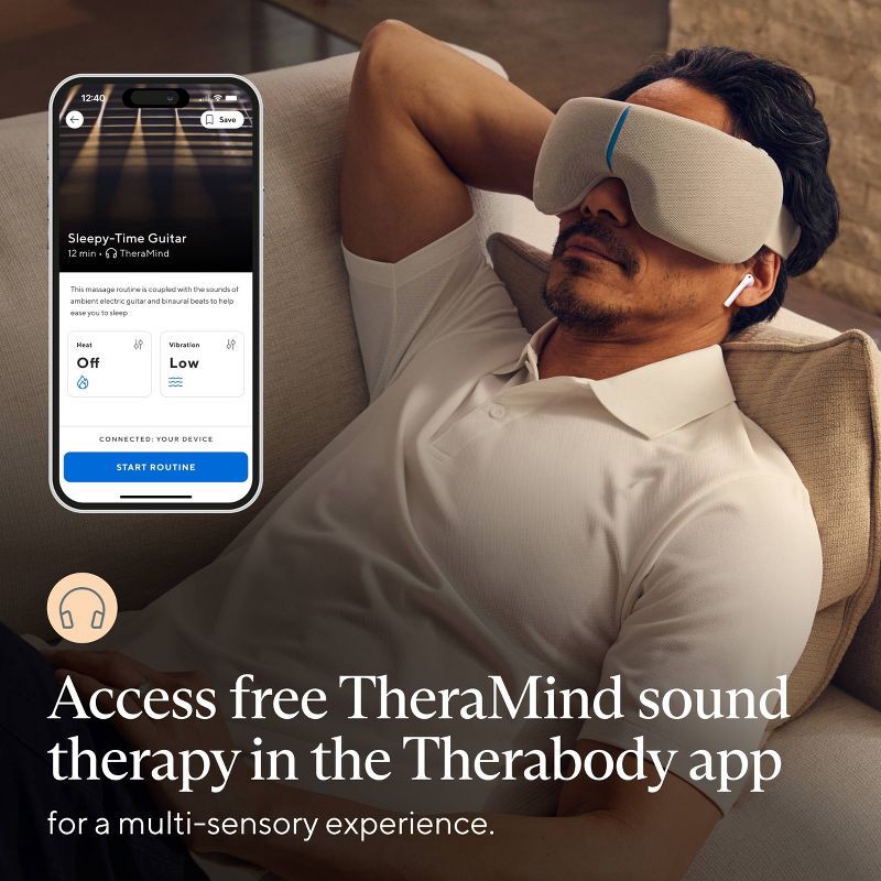 slide 5 of 9, Therabody SmartGoggles Heated Eye & Temple Massager (1st Generation), 1 ct