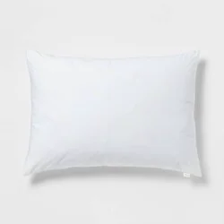 Standard/Queen Medium Firm Shapeable Memory Foam Bed Pillow - Threshold™: Cotton Jersey Cover, CertiPUR-US, OEKO-TEX Certified