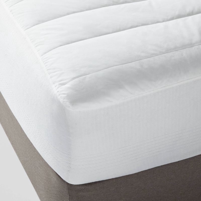 slide 1 of 3, Full Performance Mattress Pad - Threshold™: Hypoallergenic, Quilted, Waterproof, OEKO-TEX Certified, 1 ct