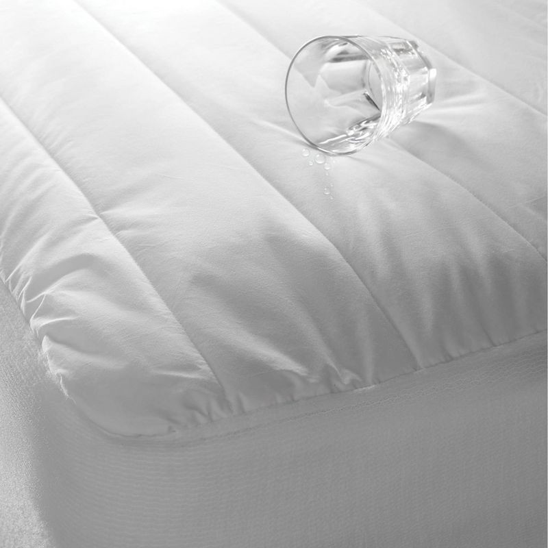 slide 2 of 3, King Performance Mattress Pad - Threshold™: Hypoallergenic, Quilted, Waterproof, OEKO-TEX Certified, 1 ct