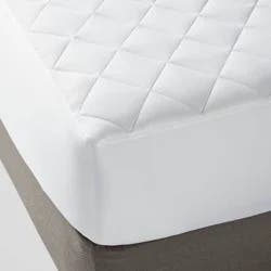 Queen Cool Touch Cooling Mattress Pad - Threshold™: Hypoallergenic, Waterproof Protector, Fits 18" Depth