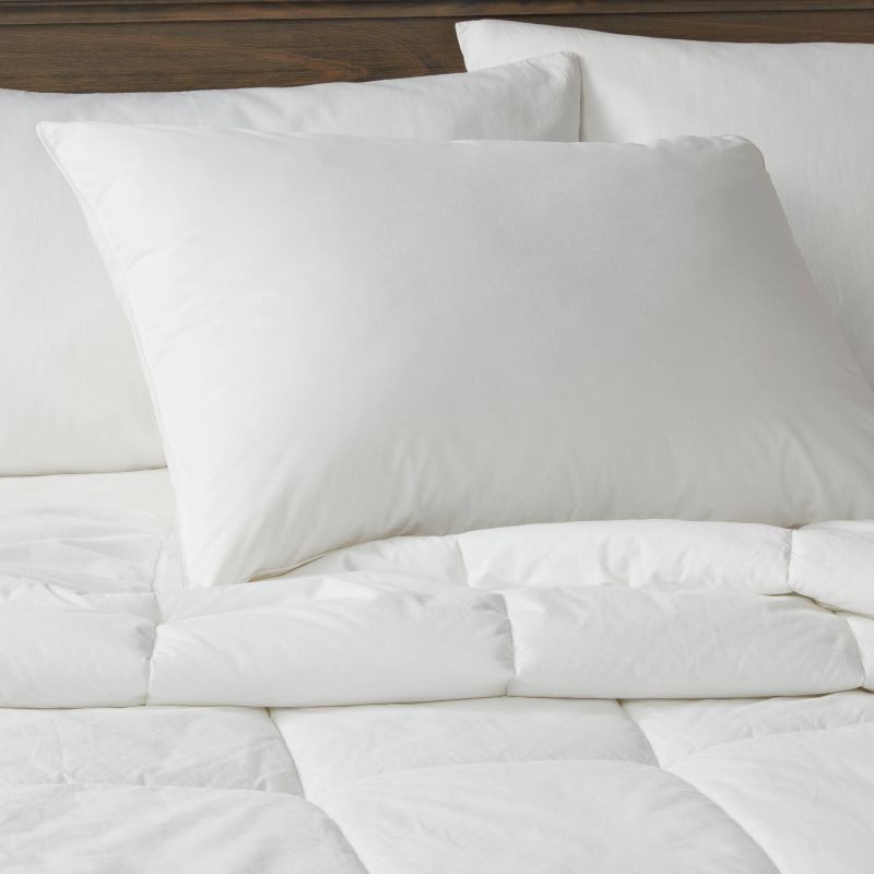 slide 2 of 4, Standard/Queen Machine Washable Medium Performance Bed Pillow - Threshold™, 1 ct