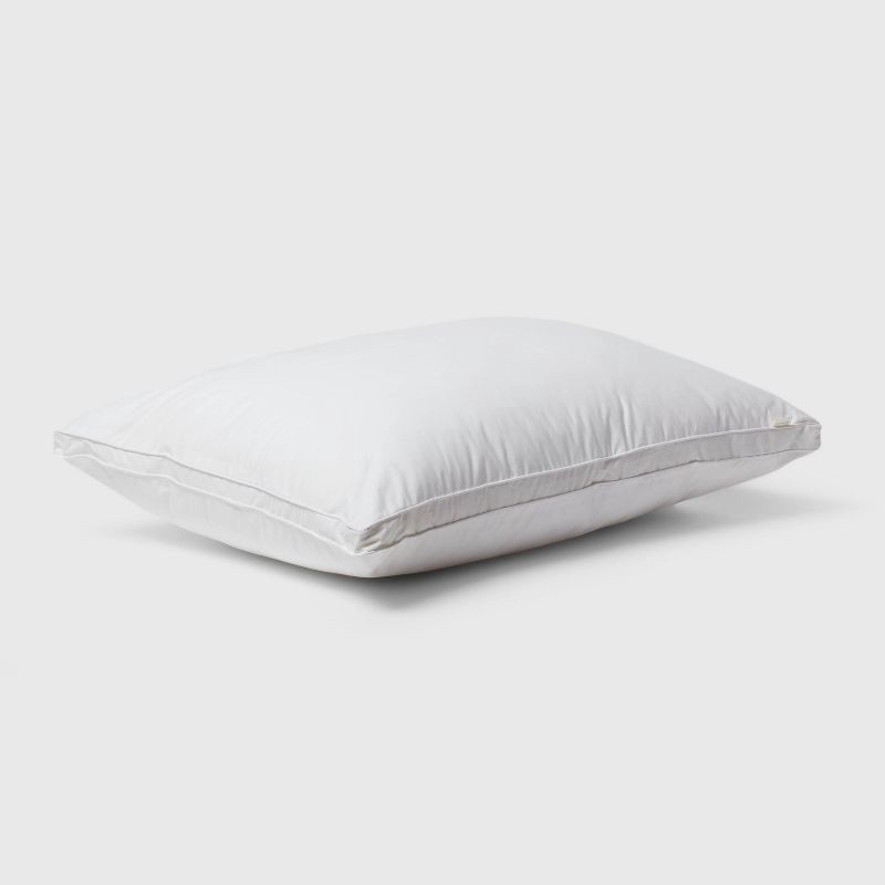 slide 3 of 4, Standard/Queen Machine Washable Firm Performance Bed Pillow White - Threshold™, 1 ct