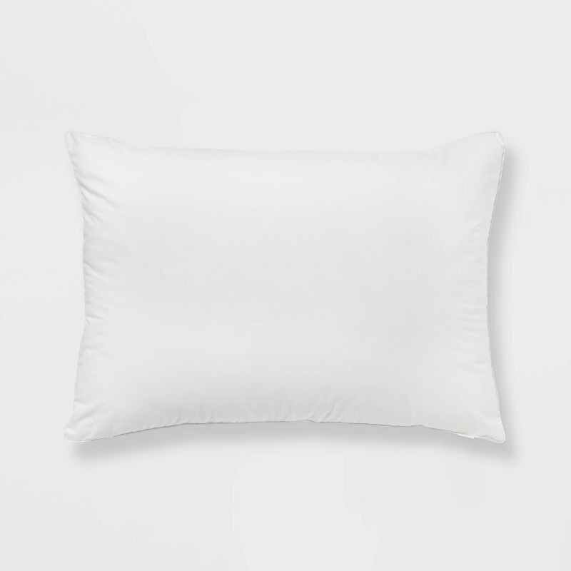 slide 1 of 4, Standard/Queen Machine Washable Firm Performance Bed Pillow White - Threshold™, 1 ct