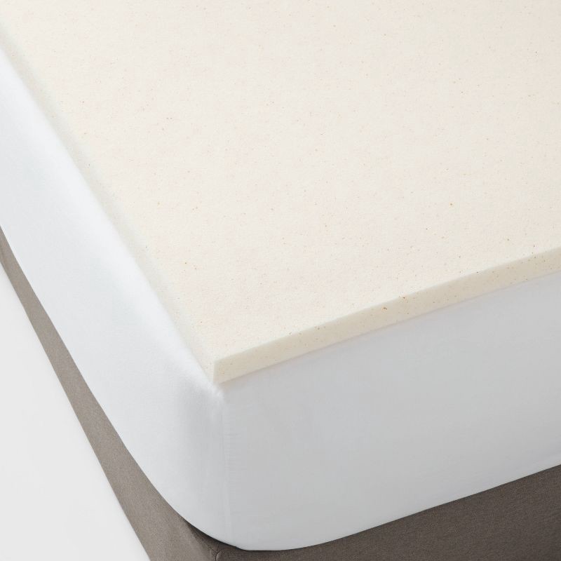 slide 1 of 4, King 1.5" Performance Memory Foam Mattress Topper - Threshold™, 1 ct