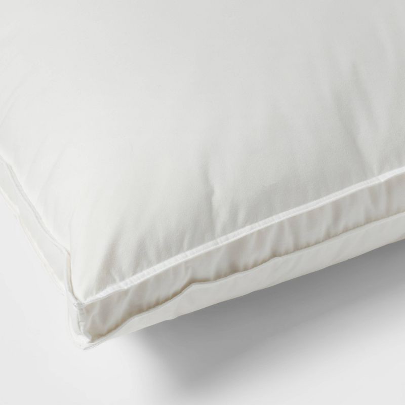 slide 4 of 4, Standard/Queen Firm Feather & Down Bed Pillow - Threshold™, 1 ct