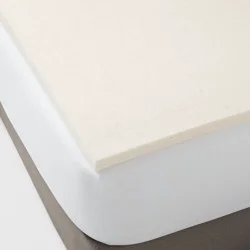 Queen 1.5" Performance Memory Foam Mattress Topper - Threshold™: CertiPUR-US, Polyurethane Cover