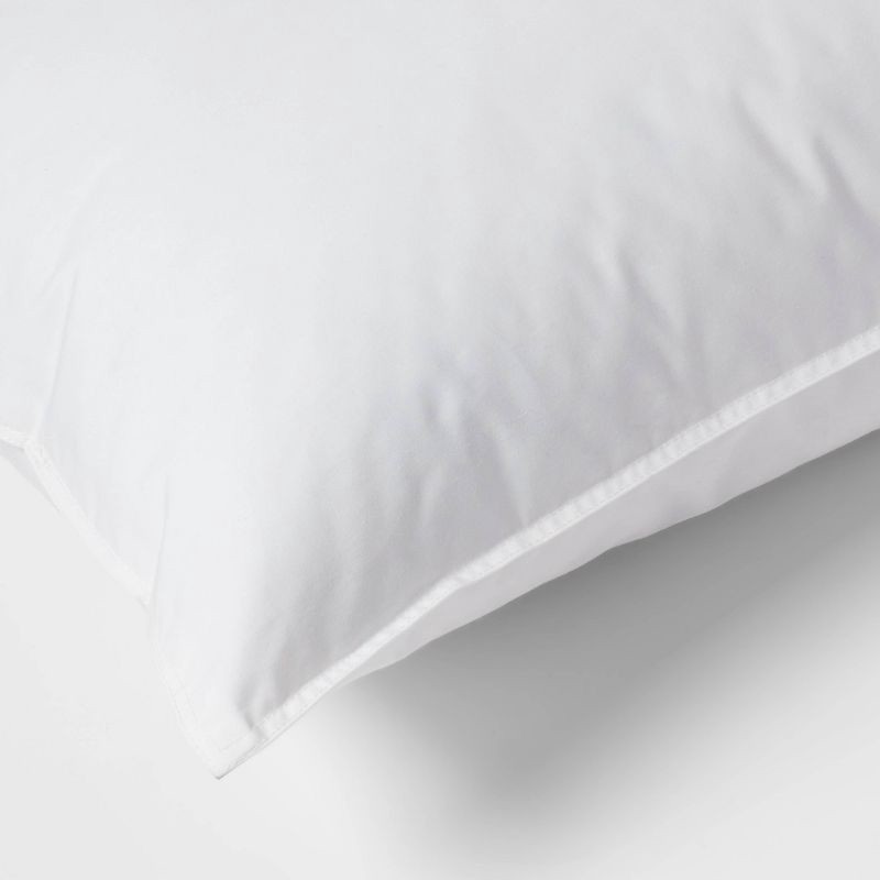 slide 4 of 4, Standard/Queen Medium Microgel Down Alternative Bed Pillow - Threshold™, 1 ct