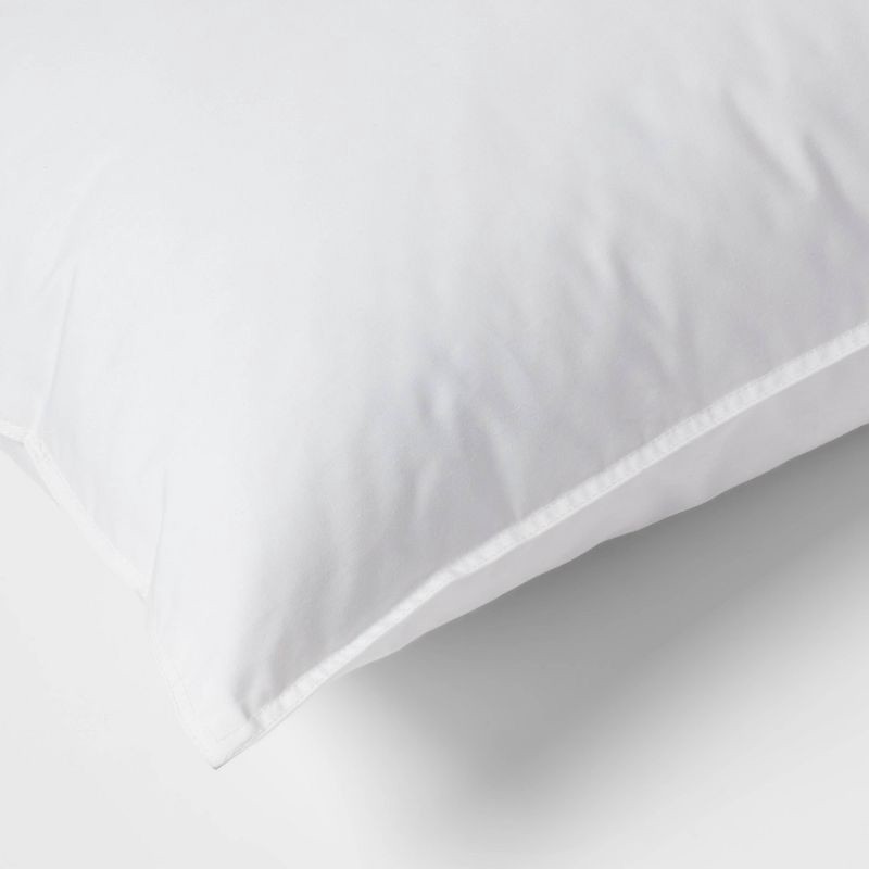 slide 4 of 4, Standard/Queen Machine Washable Medium Microgel Down Alternative Bed Pillow - Threshold™, 1 ct