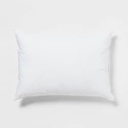 Standard/Queen Machine Washable Medium Microgel Down Alternative Bed Pillow - Threshold™