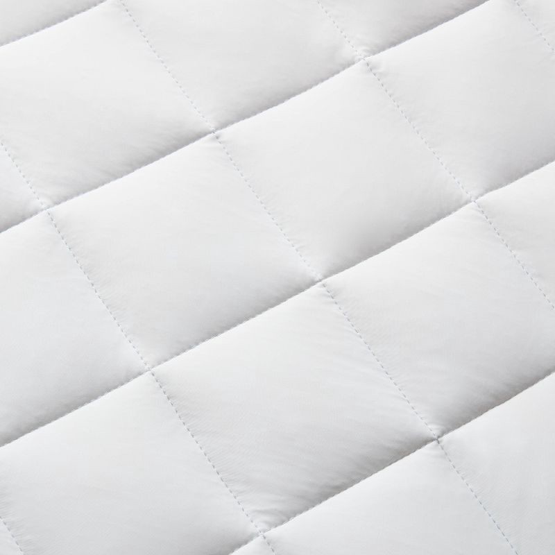 slide 2 of 3, Twin Cool Touch Waterproof Mattress Pad - Threshold™: Hypoallergenic Protector, Moisture-Wicking, Fits 18" Depth, 1 ct
