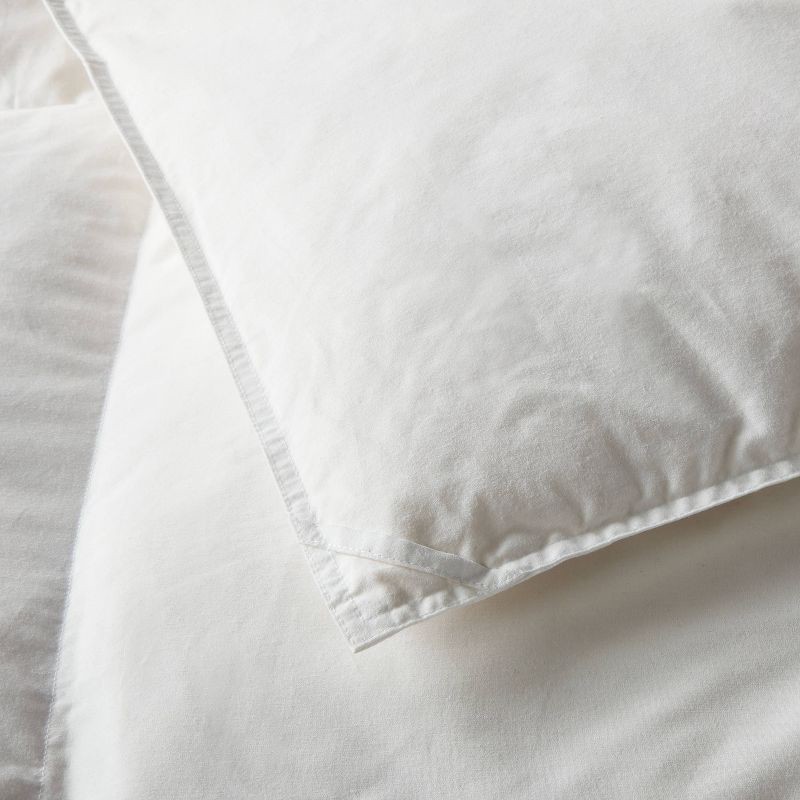 slide 3 of 5, Full/Queen All Seasons Feather & Down Comforter - Threshold™: Hypoallergenic, 240 Thread Count, OEKO-TEX Certified, 1 ct