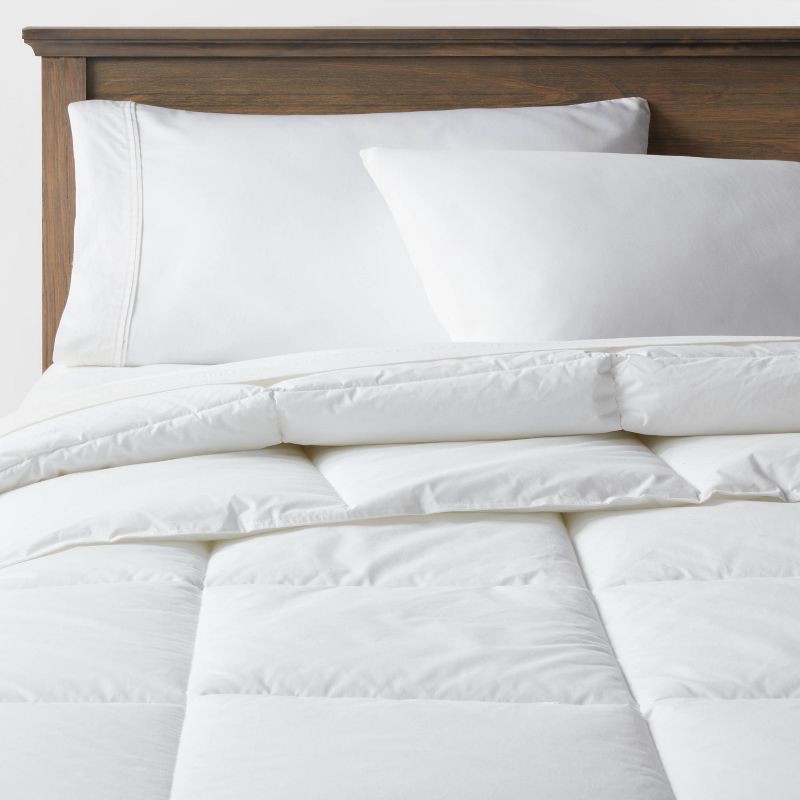 slide 1 of 5, Full/Queen All Seasons Performance Down Alternative Comforter - Threshold™: 250 Thread Count, Moisture-Wicking, Machine Washable, 1 ct