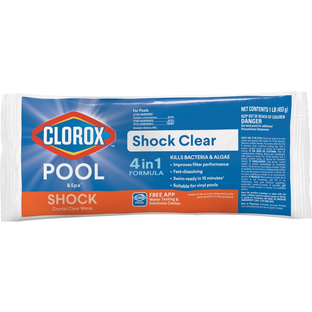 slide 2 of 2, Clorox Shock Clear, 16 oz