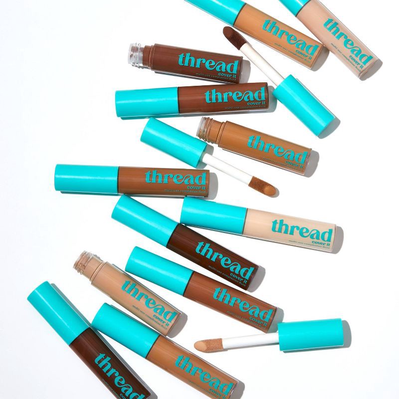 slide 7 of 10, Thread Cover It Multi-Use Complexion Fluid Concealer -5 Tan Golden, 1 ct