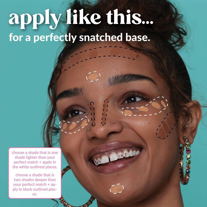 slide 9 of 10, Thread Cover It Multi-Use Complexion Fluid Concealer -6 Tan Deep, 0.44 fl oz