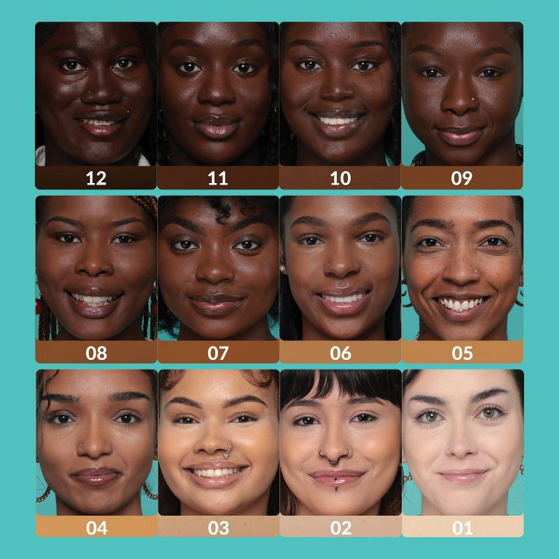 slide 10 of 10, Thread Cover It Multi-Use Complexion Fluid Concealer -6 Tan Deep, 0.44 fl oz