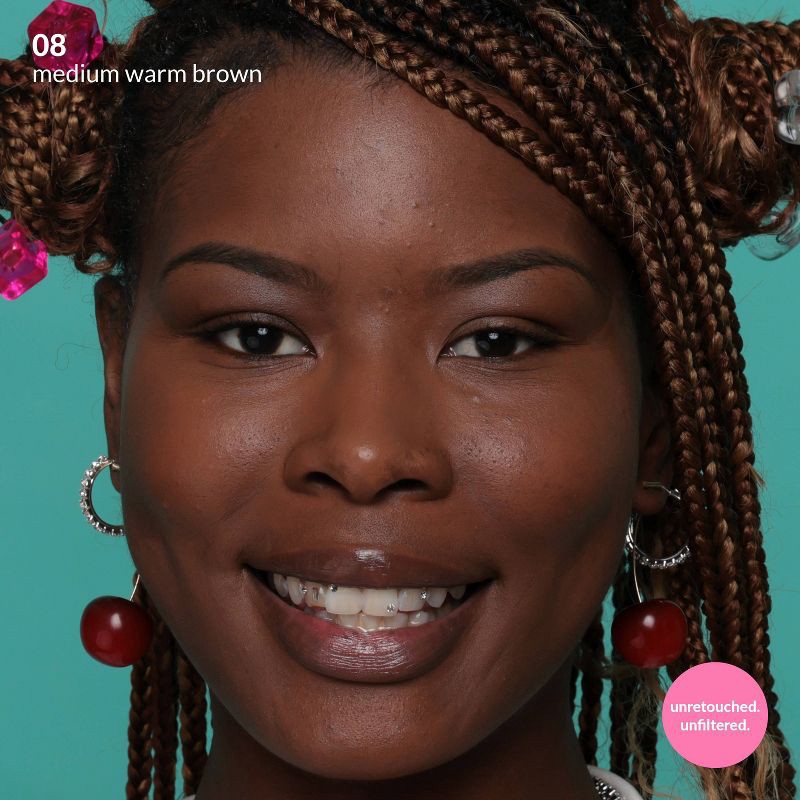 slide 3 of 9, Thread Cover It Multi-Use Complexion Fluid Concealer -8 Medium Warm Brown, 1 ct