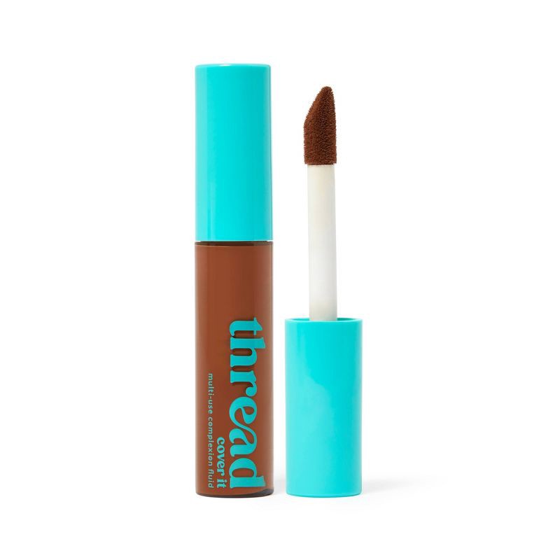 slide 2 of 9, Thread Cover It Multi-Use Complexion Fluid Concealer -9 Rich Warm Golden, 1 ct