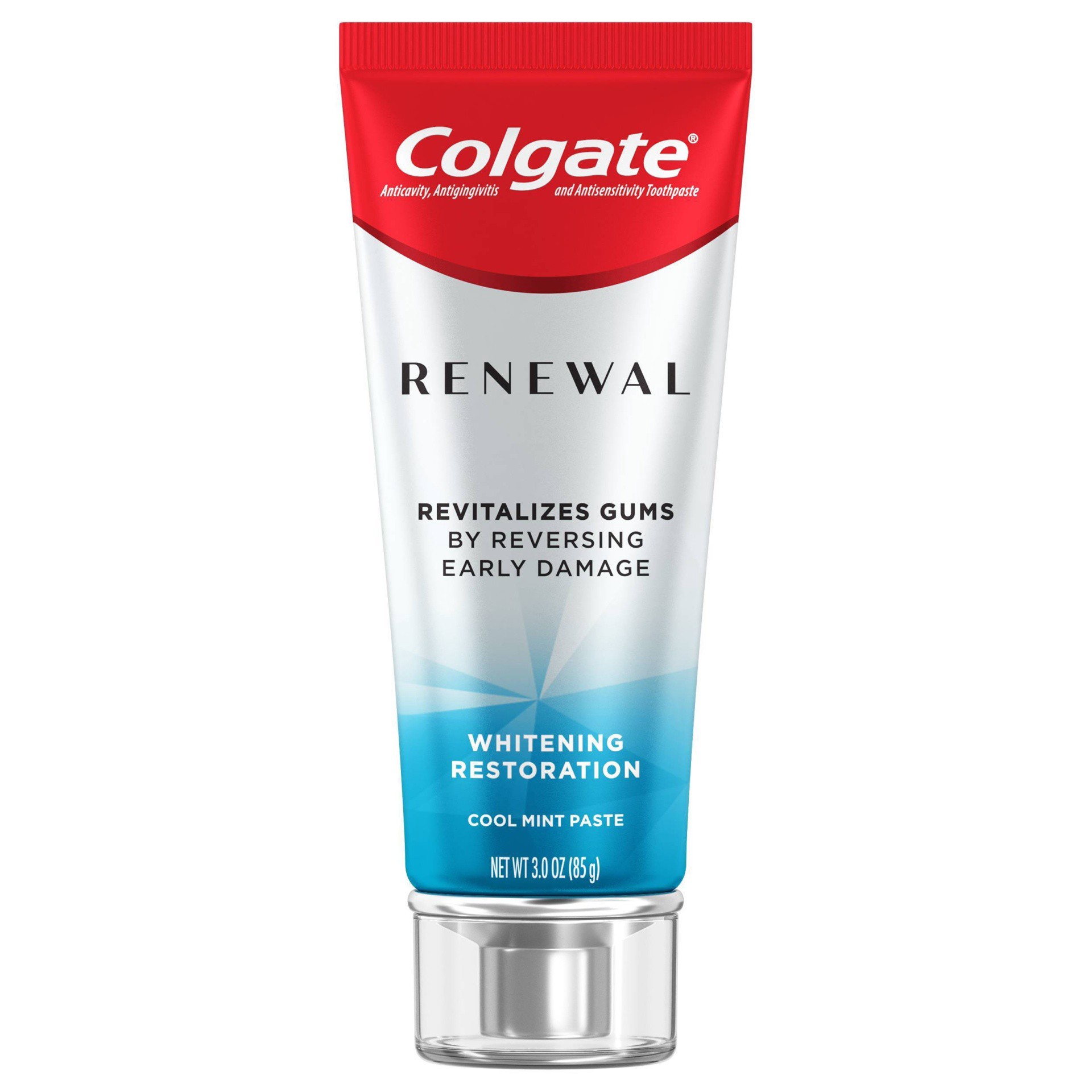 slide 1 of 5, Colgate Renewal Revitalizing Gum Toothpaste & Whitening Restoration - Cool Mint Paste, 3 oz