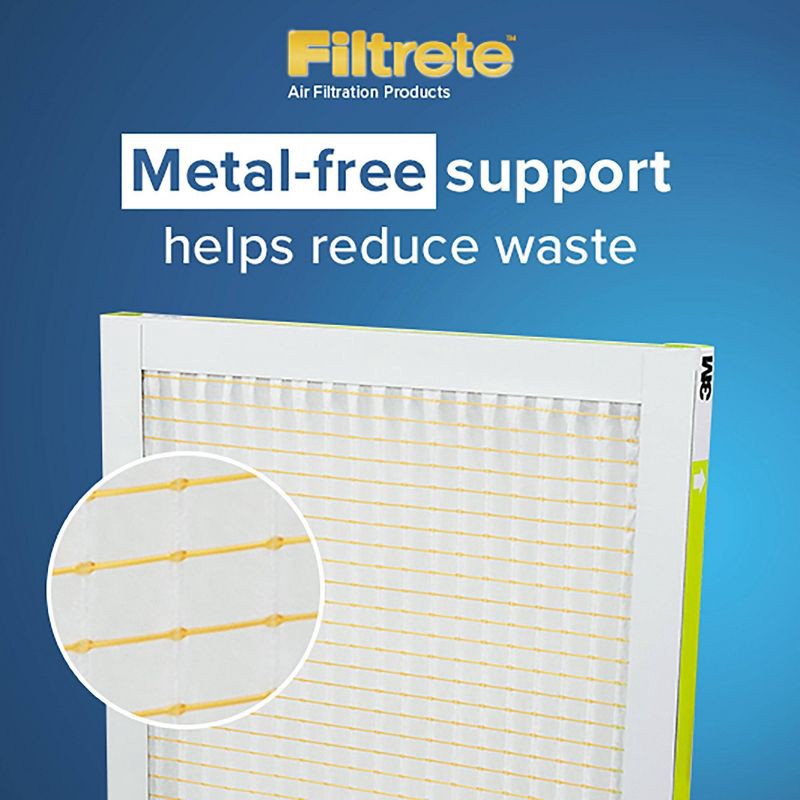 slide 9 of 11, Filtrete 12"x 24"x 1" MPR 700 Dust Pollen and Pet Dander Electrostatic Air Filter: MERV 8, Furnace & AC Filter, 3-Month Use, 1 ct
