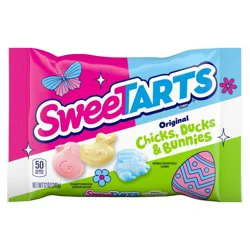SweeTARTS Easter Candy Chicks Ducks & Bunnies Bag - 12oz