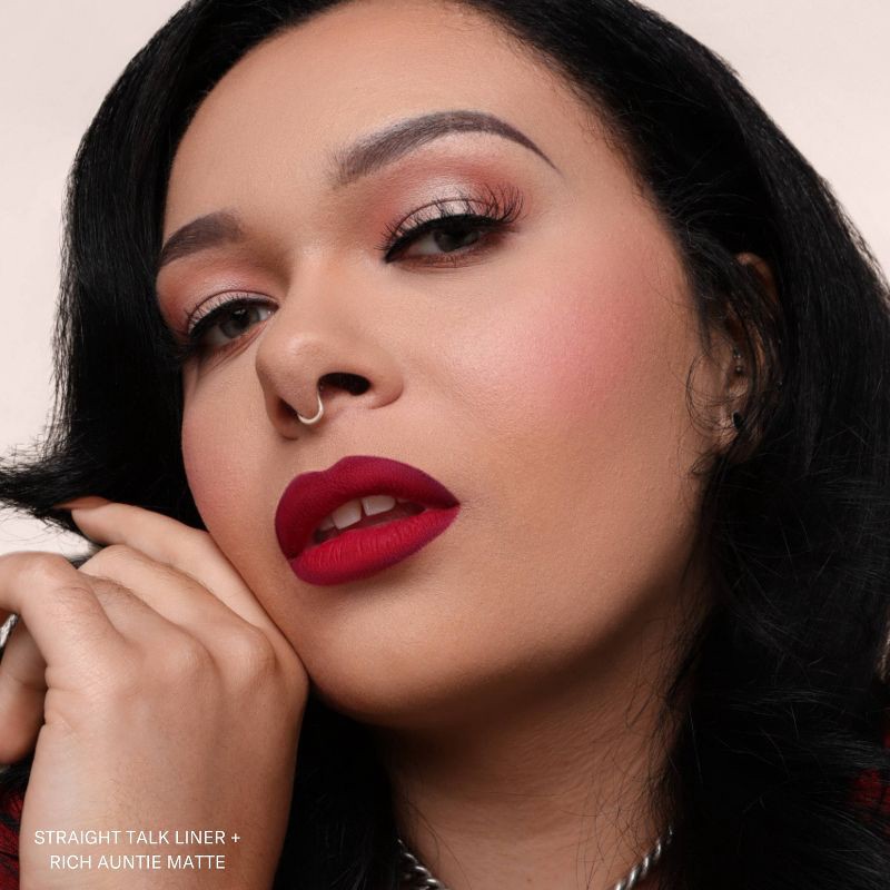 slide 8 of 10, The Lip Bar Vegan Matte Liquid Lipstick - Rich Auntie - 0.24 fl oz, 0.24 fl oz