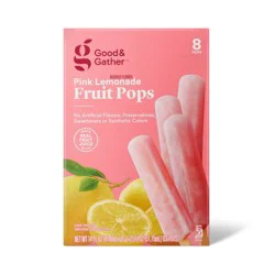 Frozen Pink Lemonade Fruit Pops - 8pk/14 fl oz - Good & Gather™