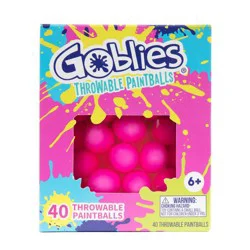 Goblies Throwable Paintballs 40ct - Pink