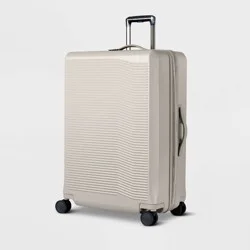 Signature Hardside Large Checked Spinner Suitcase Matte Atmosphere - Open Story™: TSA Locks