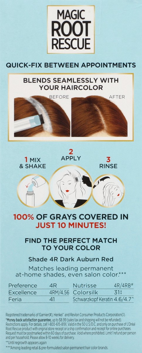 slide 8 of 11, Magic Root Rescue Gray Coverage 4R Permanent Hair Color 1 ea, 1 ct