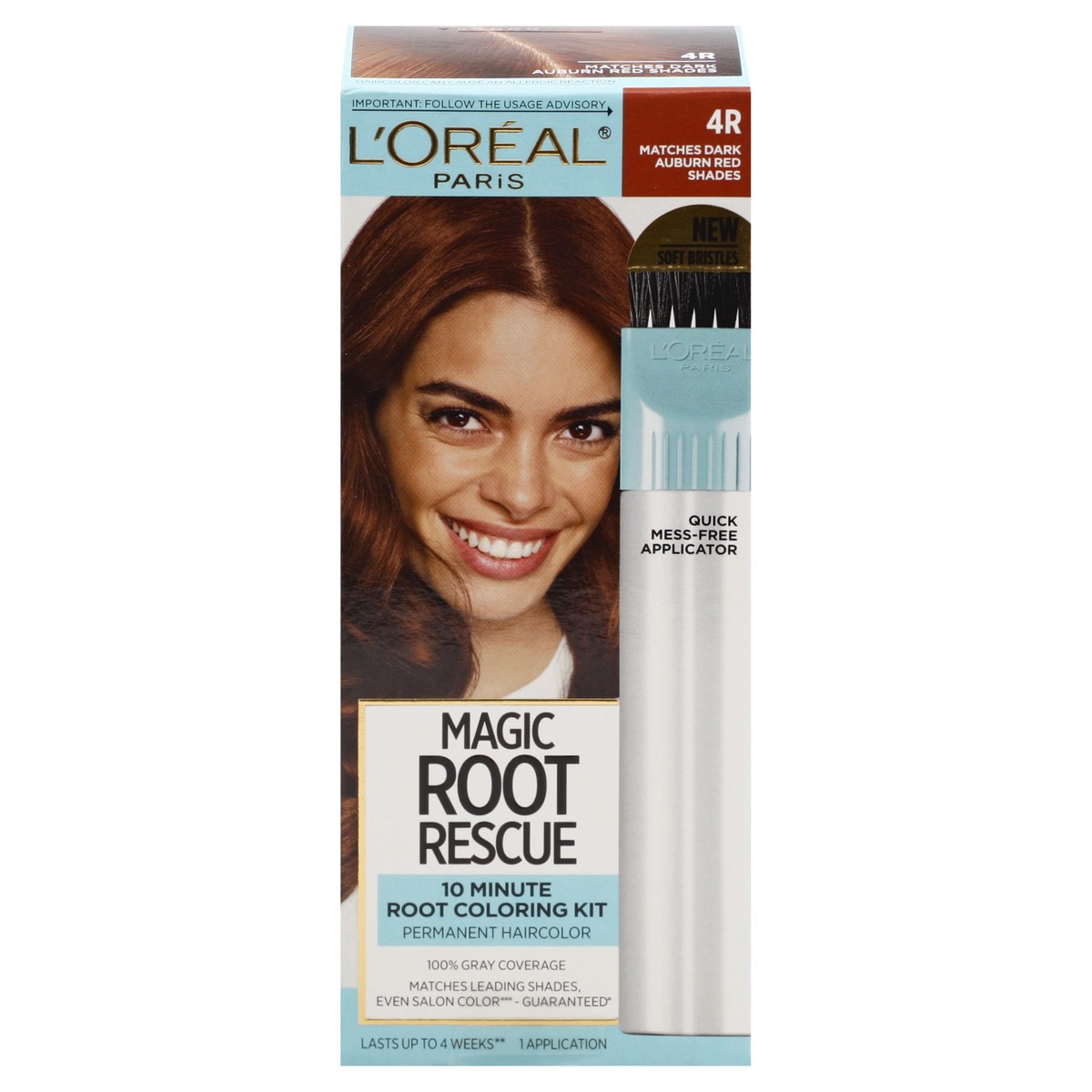 slide 5 of 11, Magic Root Rescue Gray Coverage 4R Permanent Hair Color 1 ea, 1 ct