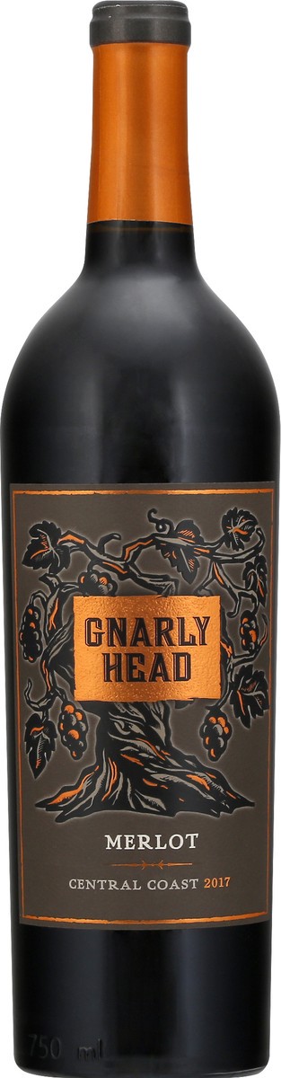 slide 3 of 9, Gnarly Head Merlot 750 ml, 750 ml