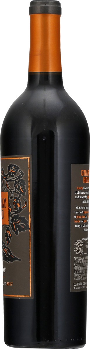 slide 5 of 9, Gnarly Head Merlot 750 ml, 750 ml