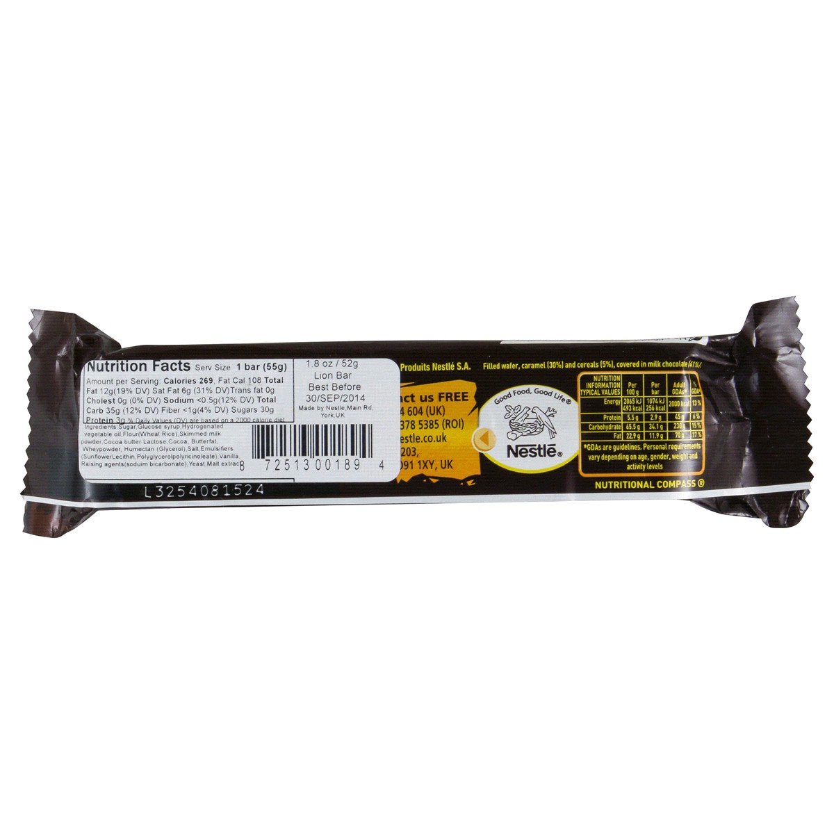 slide 2 of 2, Nestlé Lion Bar 1.76 oz, 1.76 oz