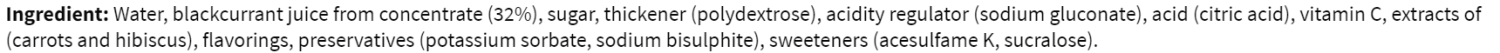 slide 2 of 2, Ribena Black Currant Concentrate - 850 ml, 850 ml