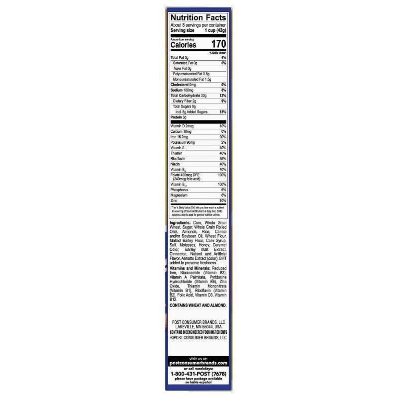 slide 8 of 9, Post Honey Bunches of Oats with Almonds Breakfast Cereal - 12oz, 12 oz