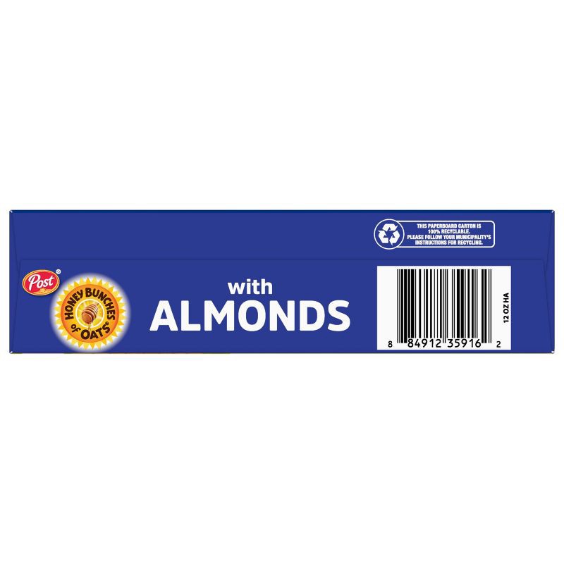 slide 9 of 9, Post Honey Bunches of Oats with Almonds Breakfast Cereal - 12oz, 12 oz