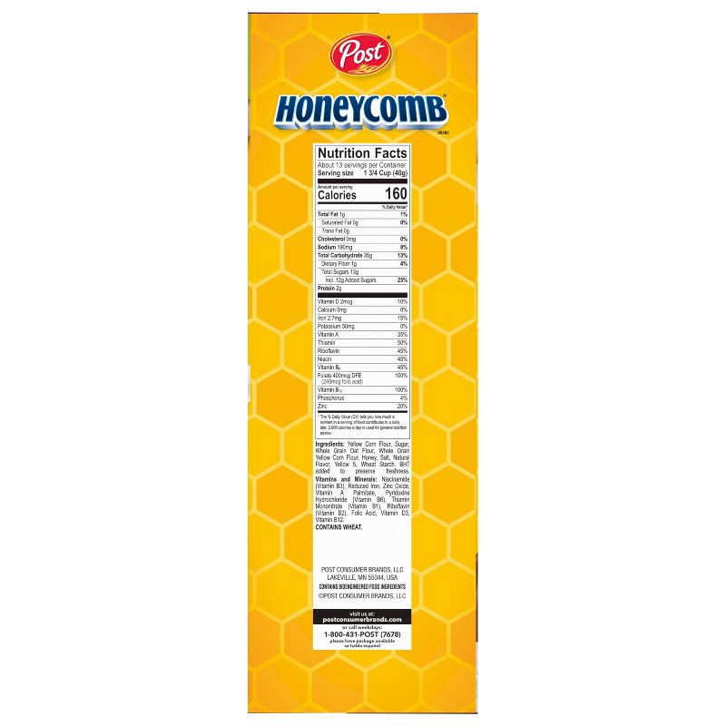 slide 11 of 12, Honeycomb Cereal - 19oz - Post, 19 oz