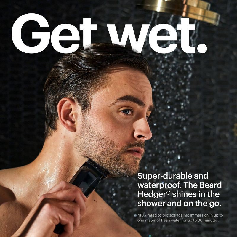 slide 5 of 12, Manscaped The Beard Hedger SkinSafe Cordless Beard Trimmer, Waterproof Clippers for Facial Hair Shaving, 1 ct