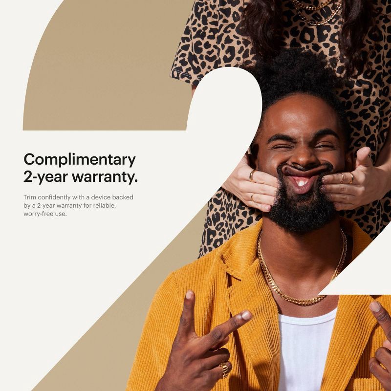 slide 6 of 12, Manscaped The Beard Hedger SkinSafe Cordless Beard Trimmer, Waterproof Clippers for Facial Hair Shaving, 1 ct