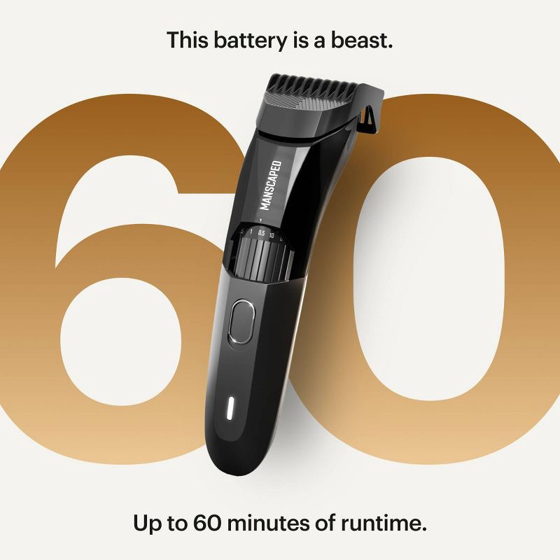 slide 9 of 12, Manscaped The Beard Hedger SkinSafe Cordless Beard Trimmer, Waterproof Clippers for Facial Hair Shaving, 1 ct