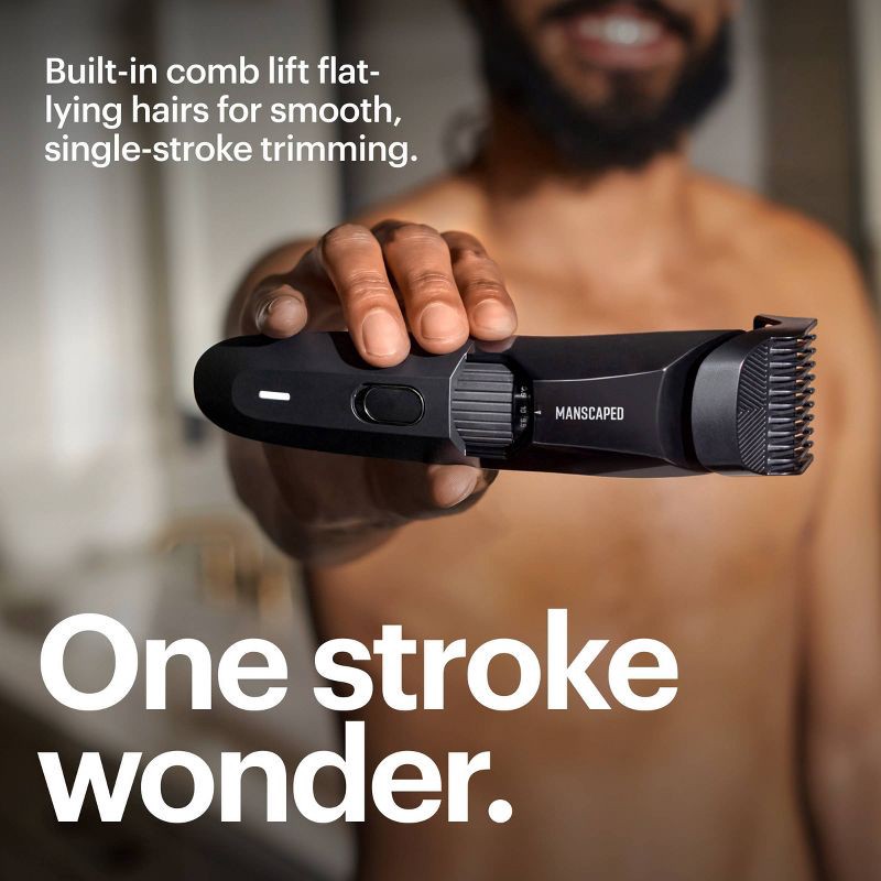 slide 11 of 12, Manscaped The Beard Hedger SkinSafe Cordless Beard Trimmer, Waterproof Clippers for Facial Hair Shaving, 1 ct