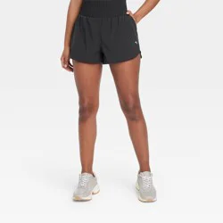 Women's High-Rise Woven Shorts 2.5" - JoyLab Black L