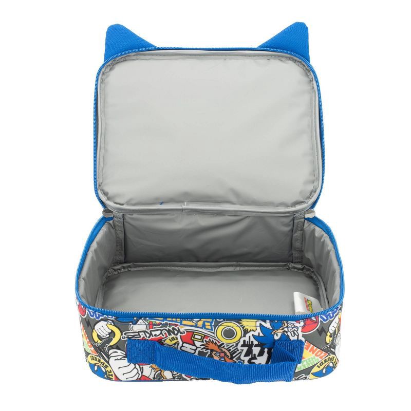 slide 2 of 4, Sonic the Hedgehog Kids' Lunch Bag - Blue, 1 ct