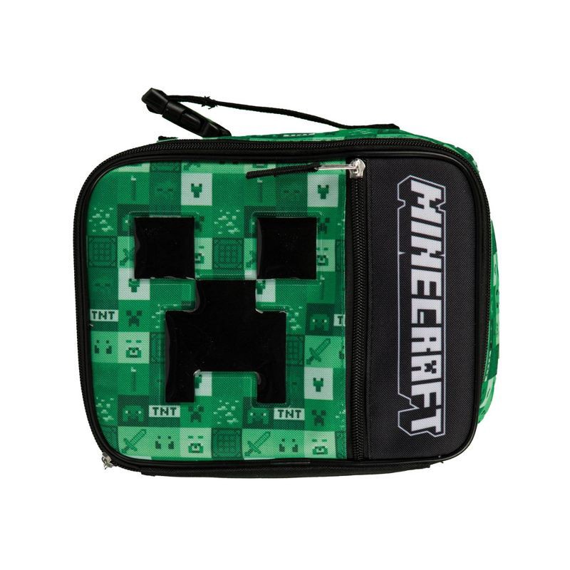 slide 1 of 4, Minecraft Kids' Lunch Bag, 1 ct