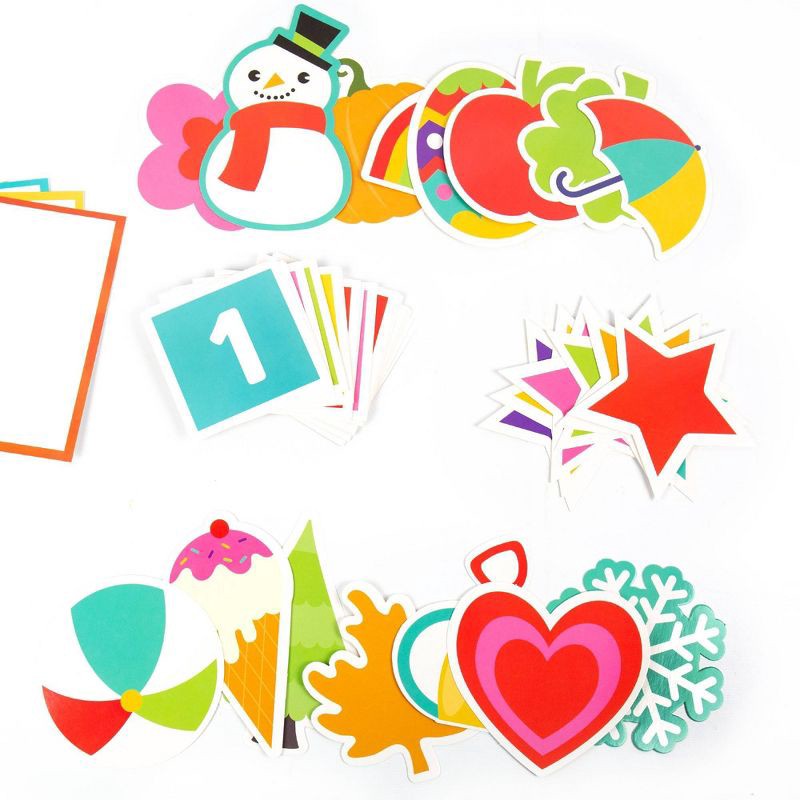 slide 6 of 6, Horizon Group Teacher's Toolbox 91pc All About Today Functional Fabric Décor, 91 ct